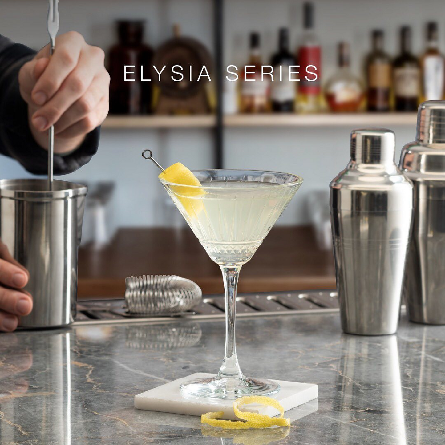 Gotë qelqi për martini Elysia, 22 cL