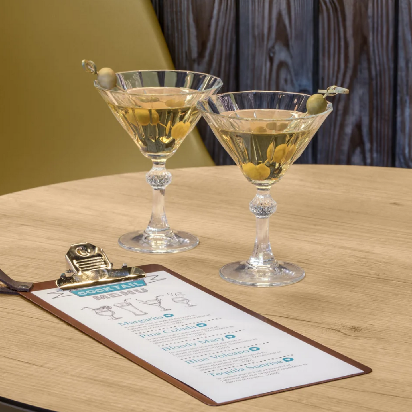 Gotë qelqi për martini Diamond, 24 cL