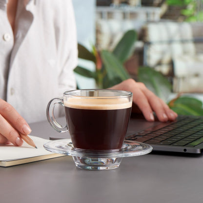Filxhanë dhe pjatëzë për macchiato Aqua, 21.5 cL