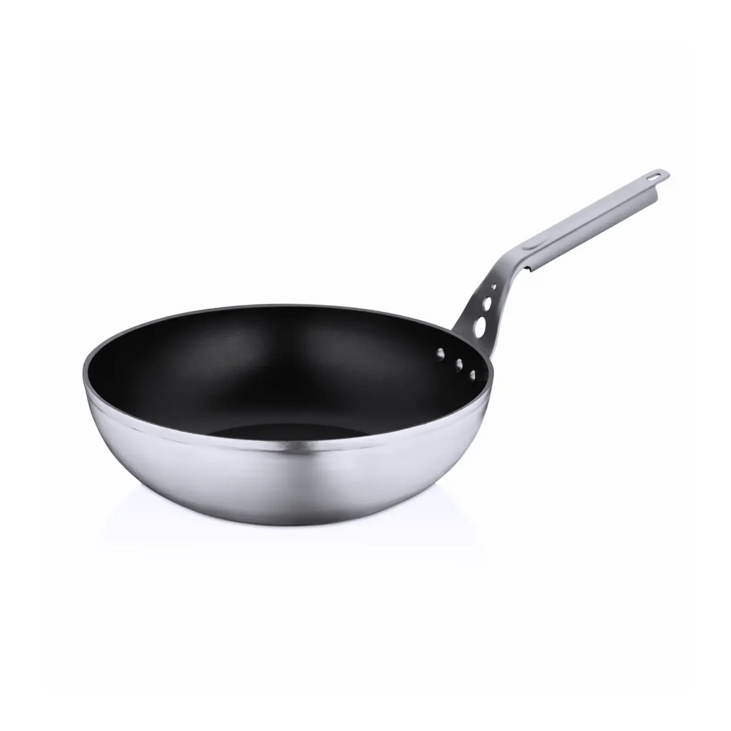 Tigan profesional alumin/teflon Wok Padella, Ø28x8 cm