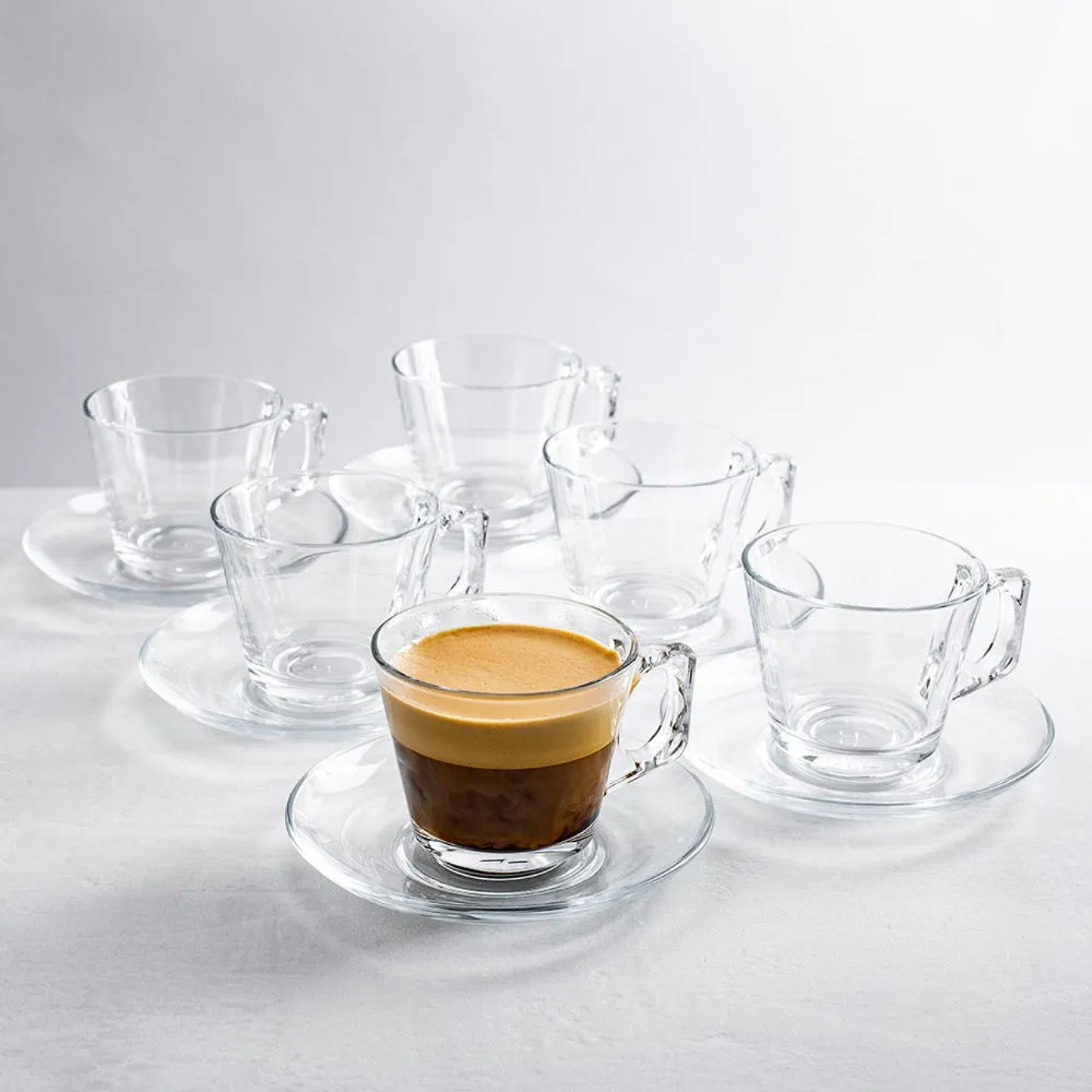 Filxhanë dhe pjatëzë për macchiato Vela, 19 cL